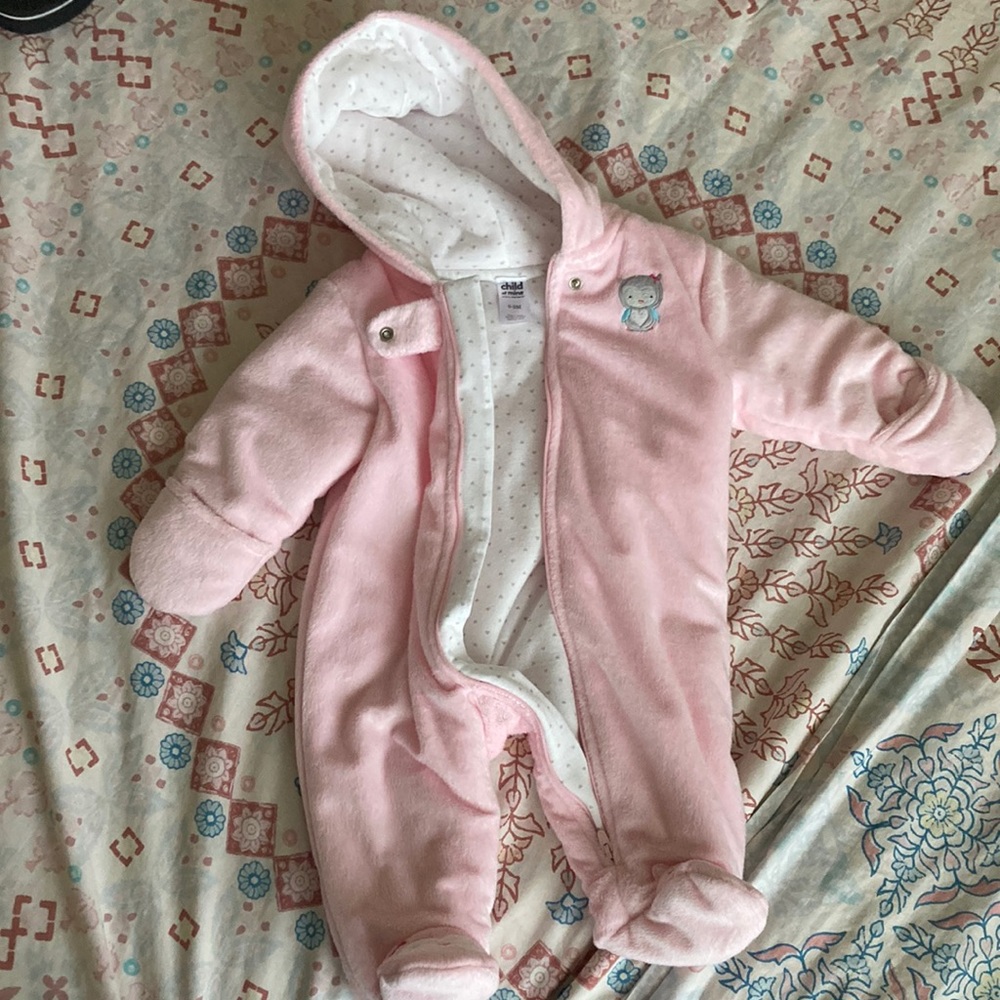 Child of mine made by Carters 0-3 mo winter onesie